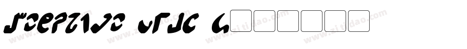 Semphari Bold 2字体转换